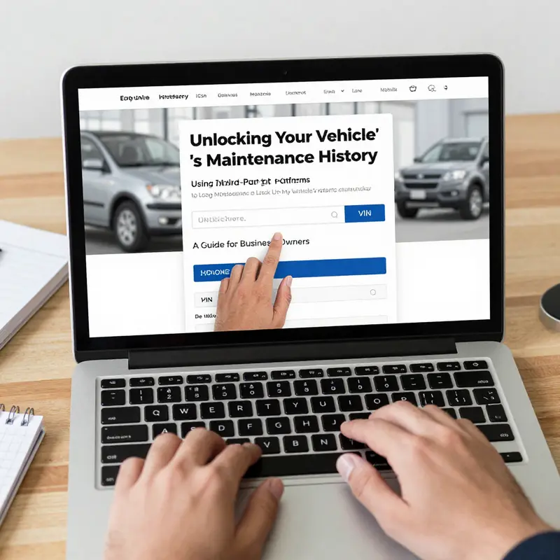 Exploring third-party platforms offers a quick way to access vehicle maintenance records.