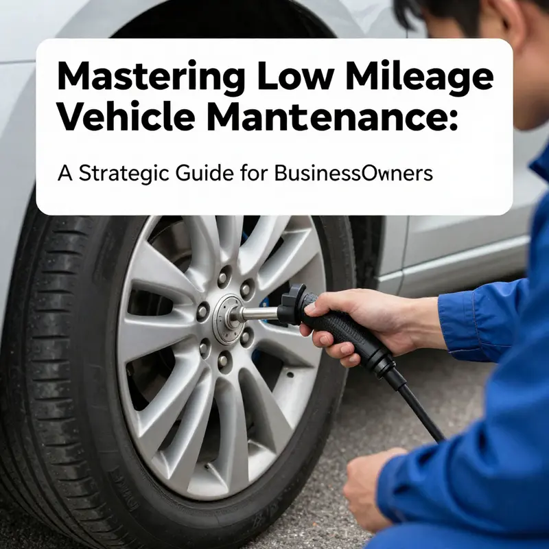 A mechanic ensuring the optimal performance of a low mileage vehicle through timely oil change.