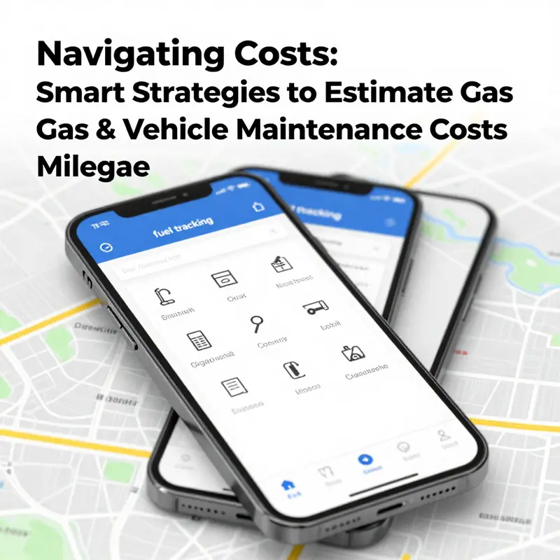 A close-up view of measuring fuel efficiency and cost analysis for vehicle maintenance.