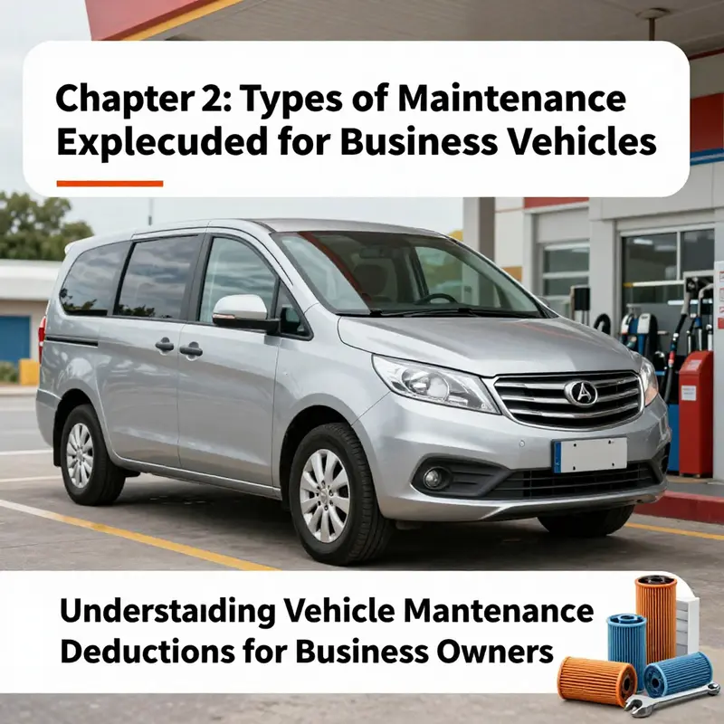 A business owner and accountant exploring IRS guidelines for vehicle maintenance deductions.