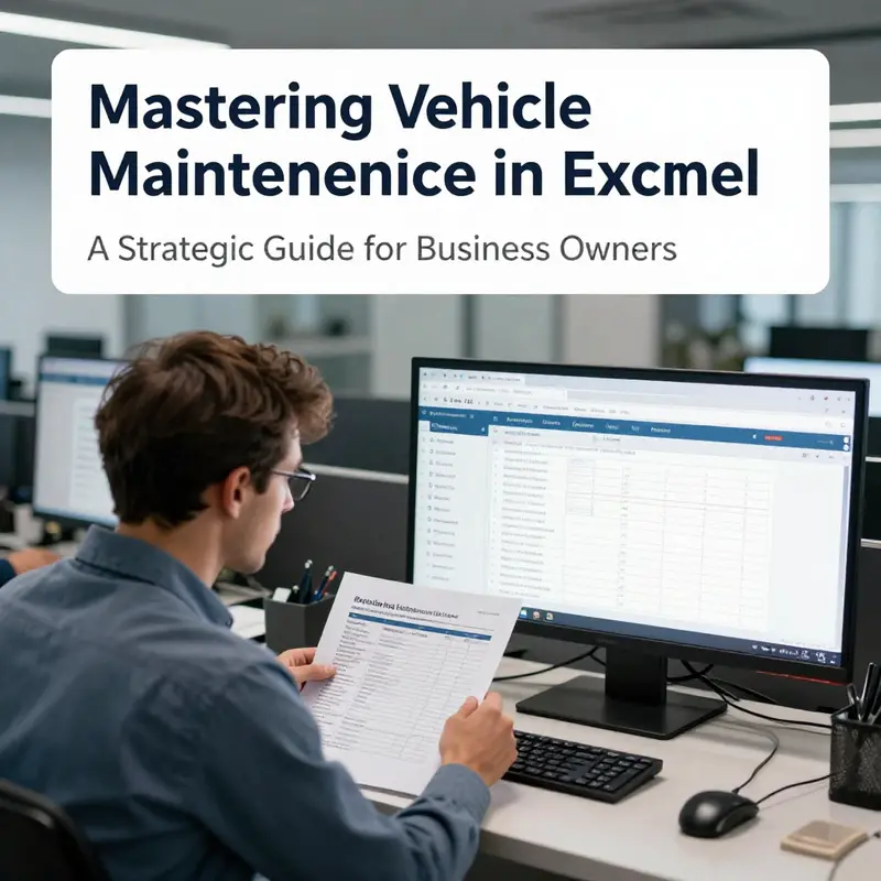 A business owner carefully outlines the core needs for an effective vehicle maintenance system.
