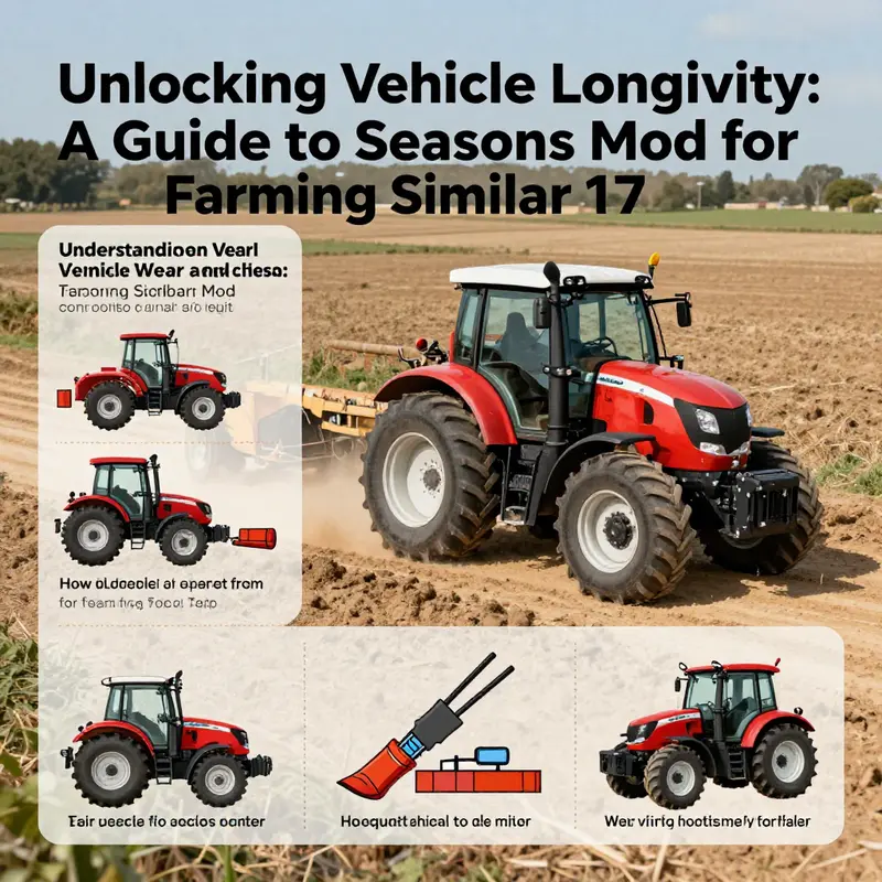 Installation process for the Vehicle Longevity in Seasons Mod on Farming Simulator 17.