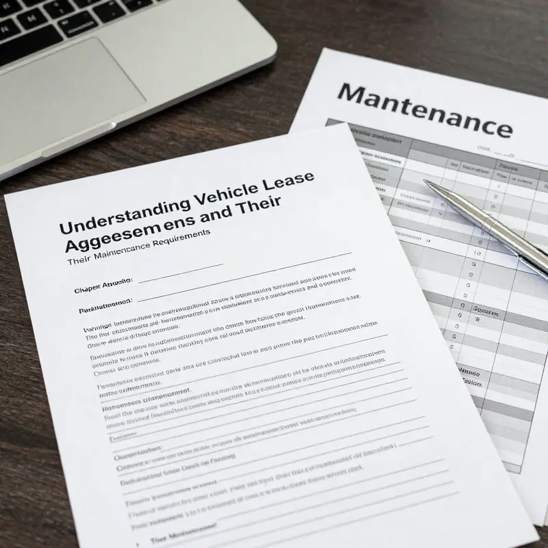Understanding the link between vehicle leasing and maintenance requirements.
