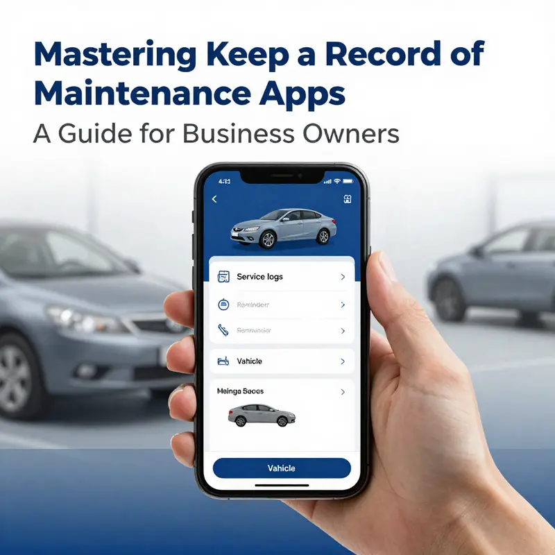 Smartphone apps provide streamlined vehicle maintenance tracking for business owners.