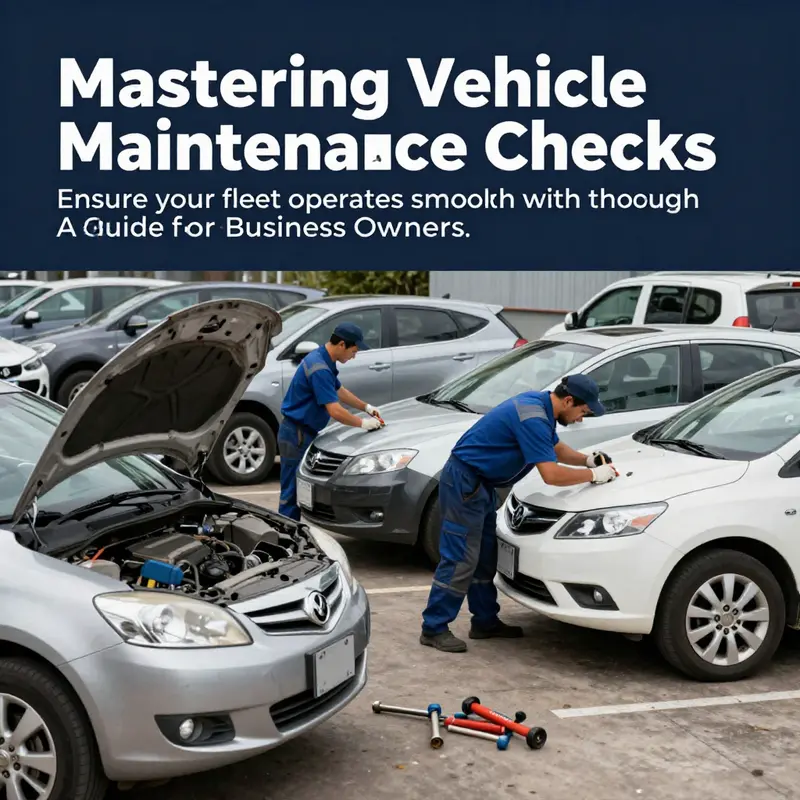 Multiple vehicles in a repair shop being inspected and serviced by professional mechanics.