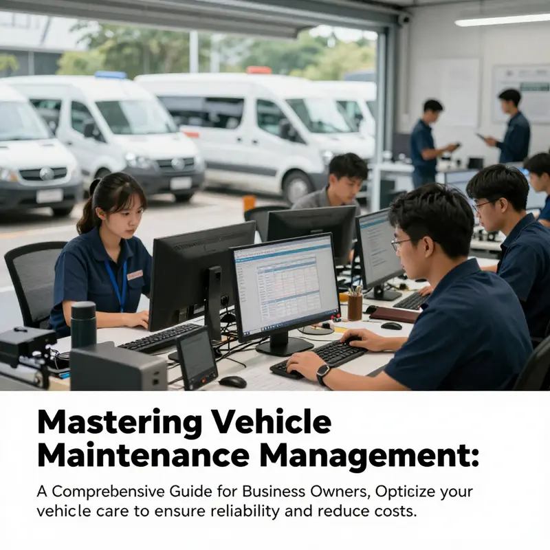 Fleet management staff coordinating maintenance schedules in an office.
