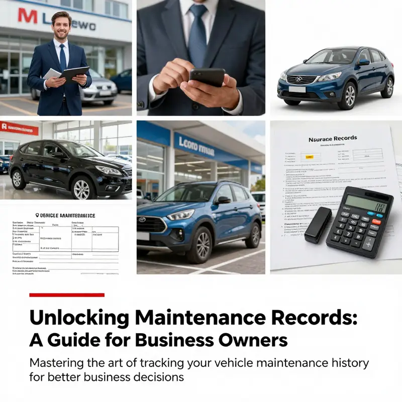 A business owner exploring different avenues for finding vehicle maintenance records.