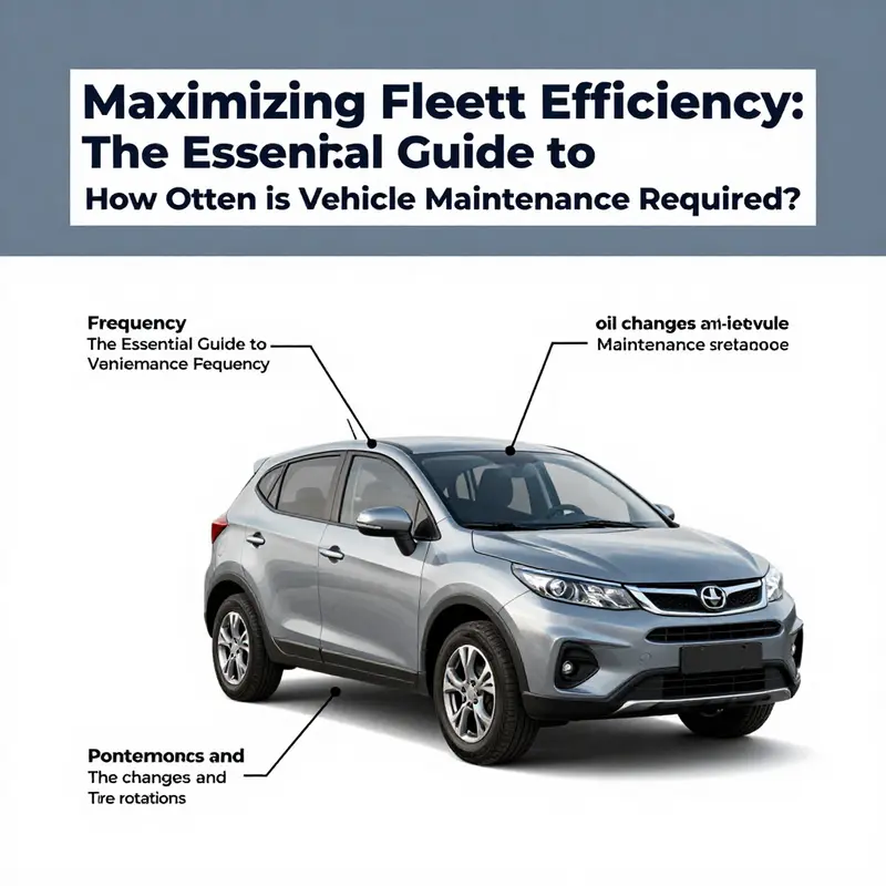 Illustration of a vehicle maintenance schedule, outlining suggested service intervals.