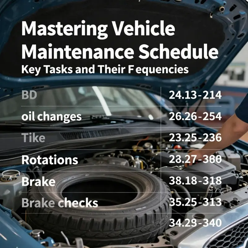 An overview of a vehicle maintenance schedule’s importance in a business context.