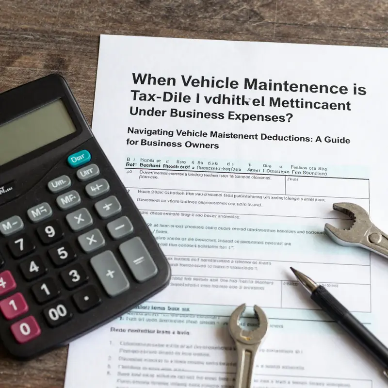 Understanding when vehicle maintenance costs can be deducted is essential for business owners.