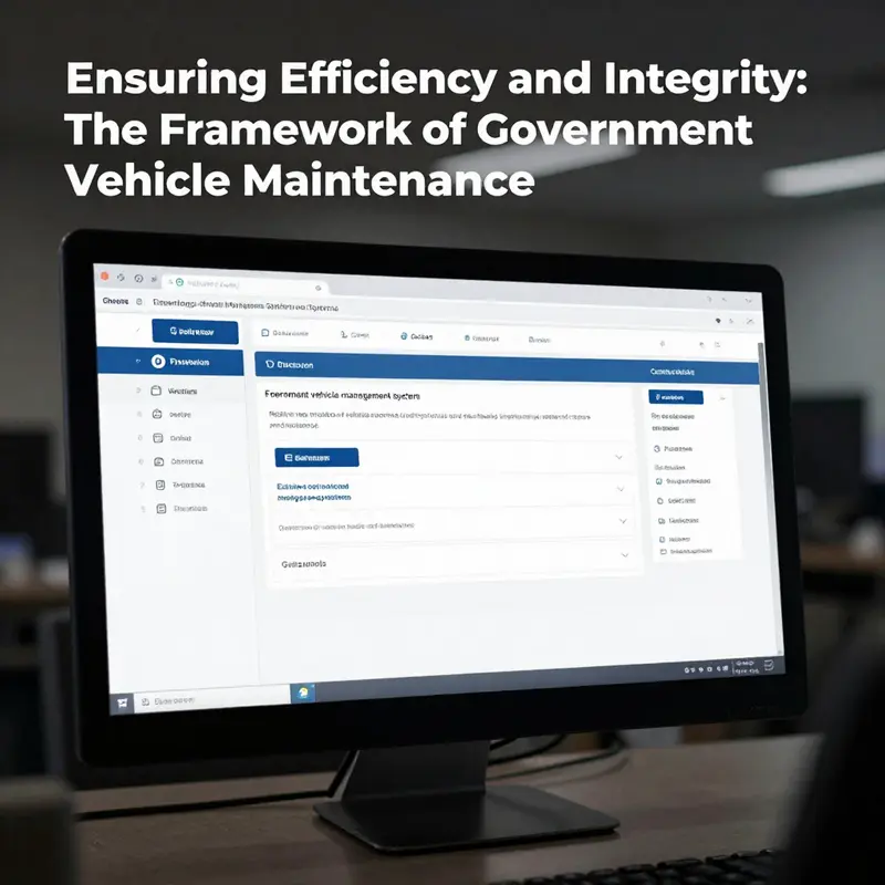 Officials gather to discuss government vehicle maintenance regulations.