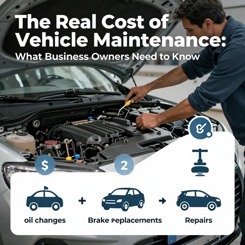 A breakdown of typical annual vehicle maintenance costs for business owners.