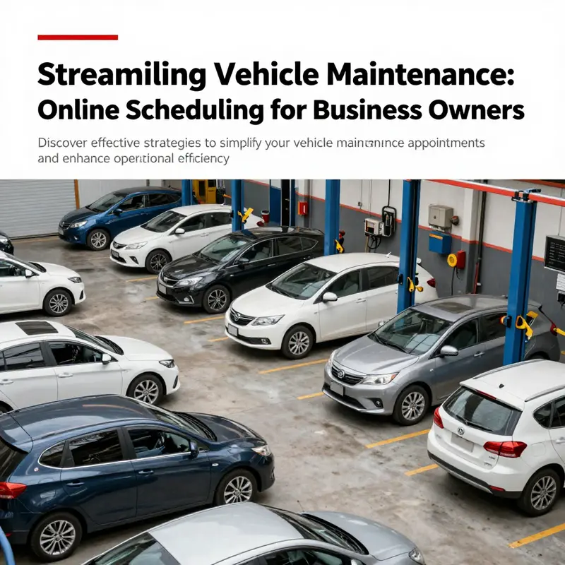 Vehicles at a service center undergoing maintenance, highlighting effective vehicle care.