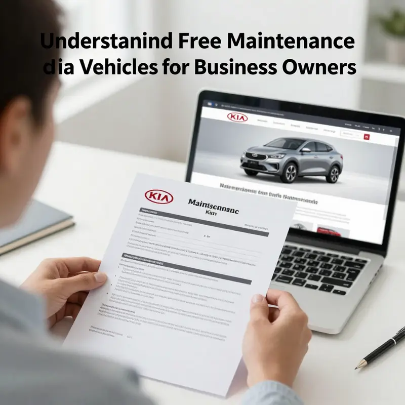 A business owner studies Kia’s warranty policy to understand vehicle maintenance coverage.