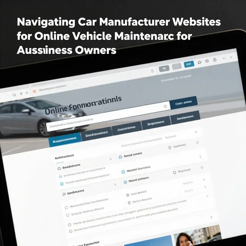 Leverage manufacturer apps for easy scheduling of vehicle maintenance.