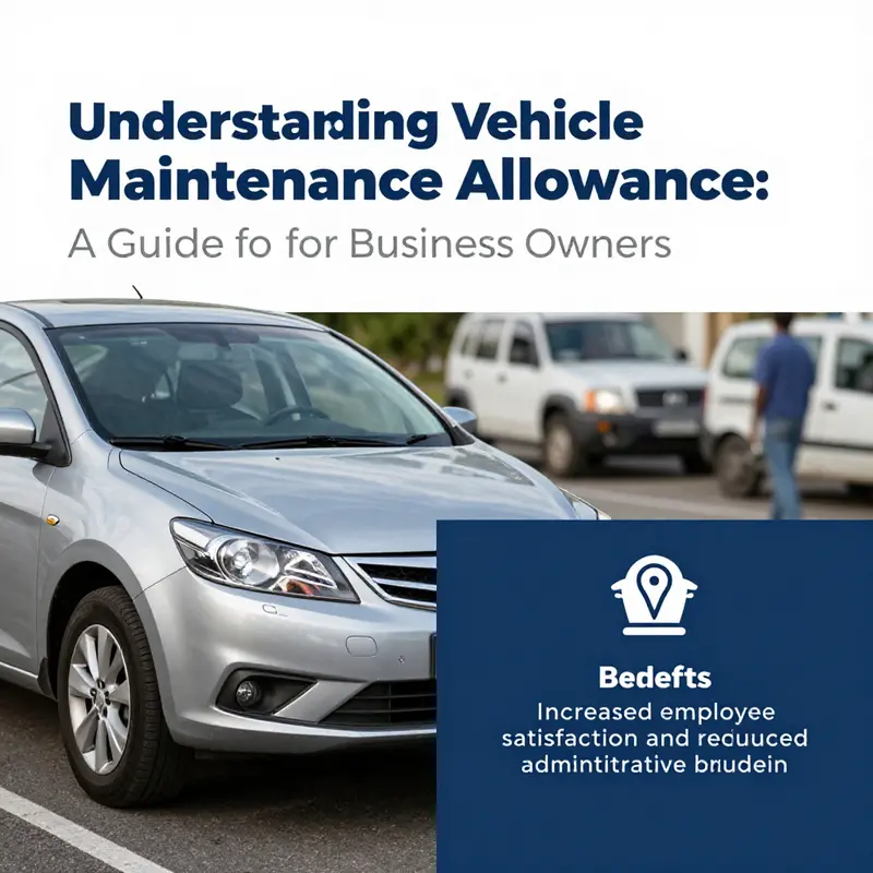 An employee refueling their personal vehicle used for work purposes, highlighting the need for vehicle maintenance allowance.