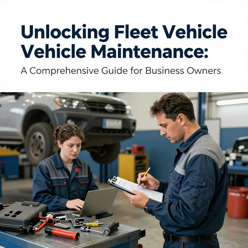 A fleet yard reflecting the importance of regular vehicle maintenance practices.