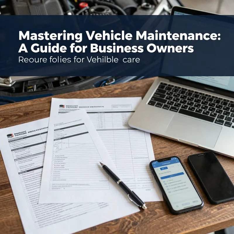 A personal maintenance log showing organized entries for vehicle service and repairs.