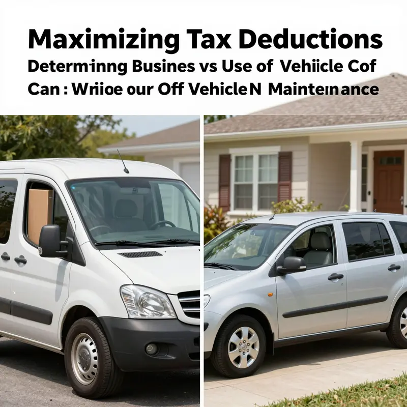 Distinguishing between business and personal use of vehicles for tax deductions.