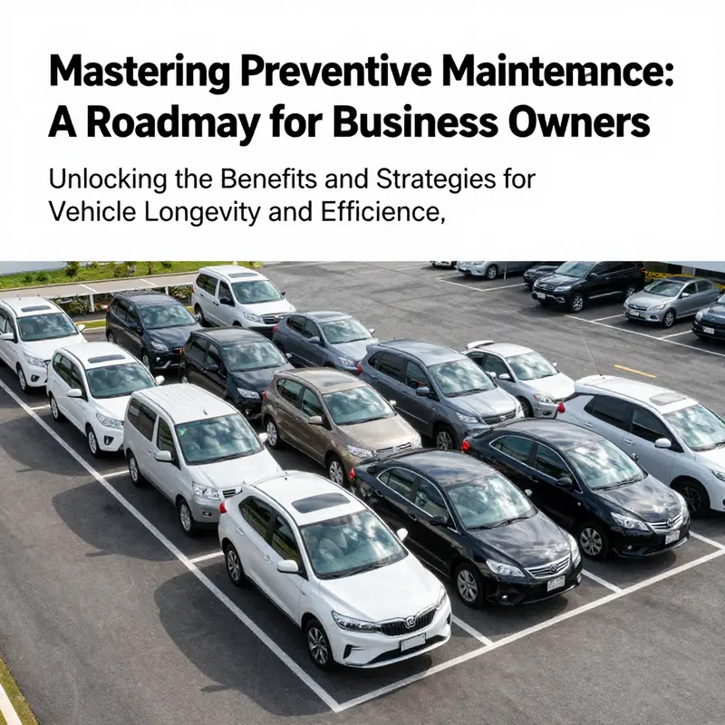 A collection of well-maintained vehicles, illustrating the benefits of preventive maintenance for fleet management.