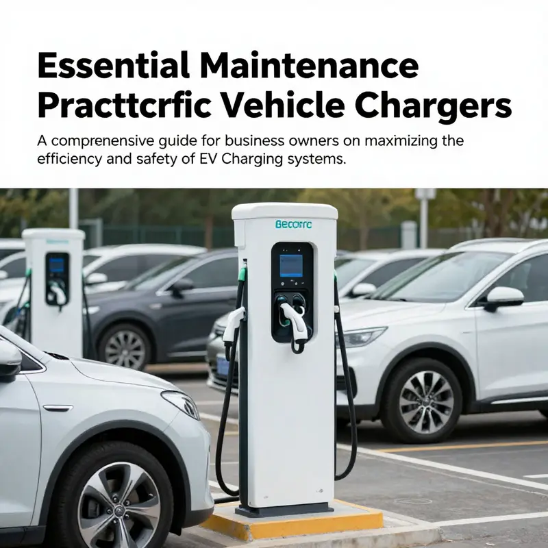An electric vehicle charging station serving multiple vehicles, highlighting the significance of maintenance practices.
