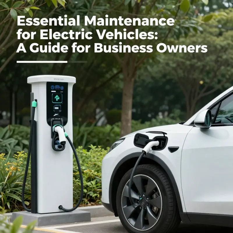 An electric vehicle charging at a station, showcasing its role in sustainable business practices.