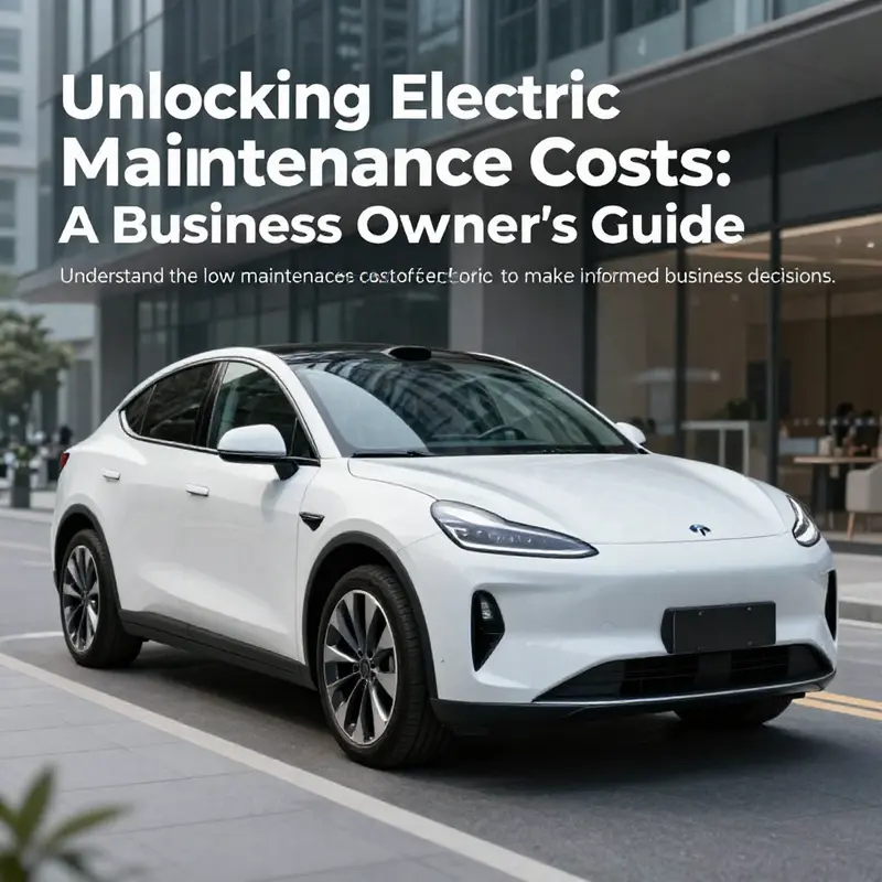 A modern electric vehicle parked in an urban environment, representing the future of transportation.