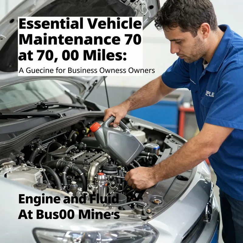 Regular engine and fluid maintenance is crucial for keeping your business vehicles running smoothly.