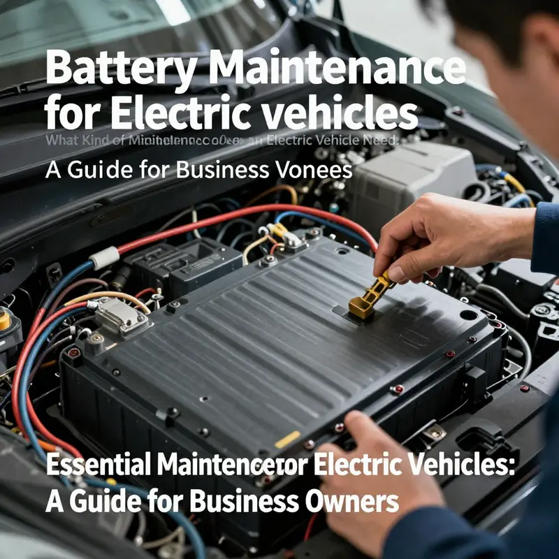 A technician carefully inspects an electric vehicle’s battery pack to ensure optimal performance and longevity.