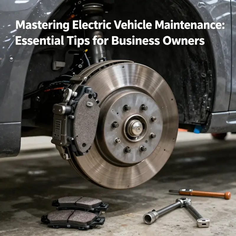 Technician performing routine maintenance on an electric vehicle’s battery pack.