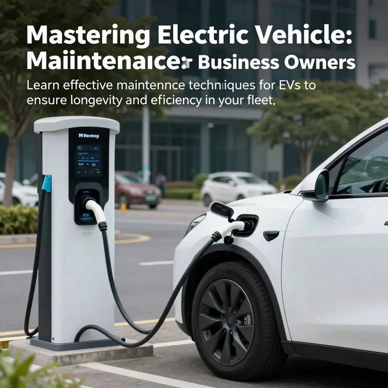 An electric vehicle charging at a station in an urban environment.