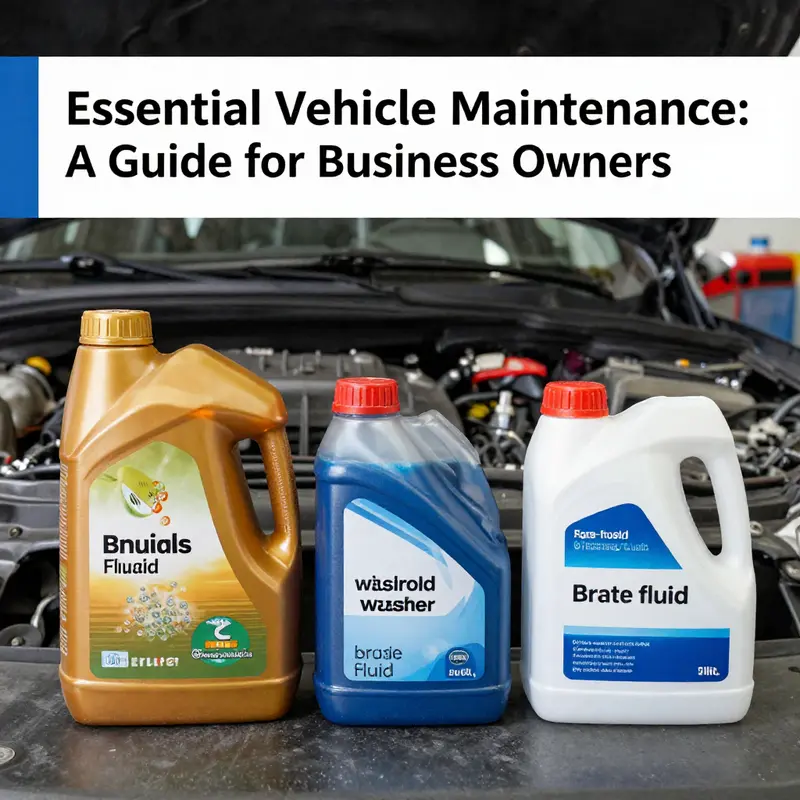 Essential vehicle fluids for optimal performance.