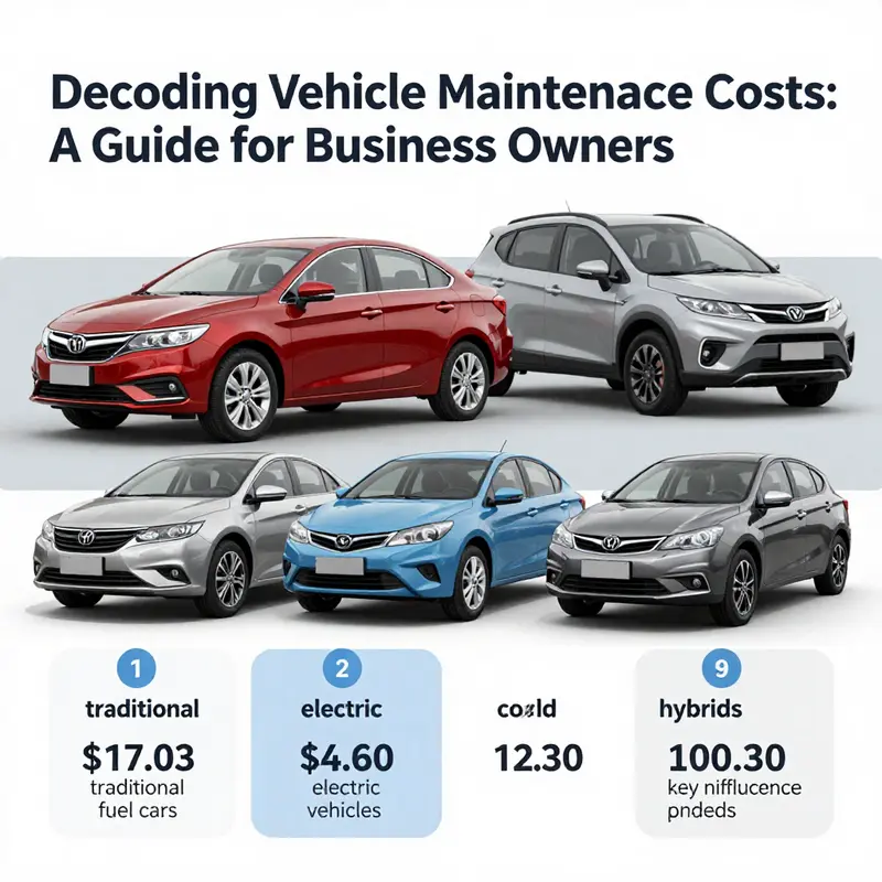 A business owner examining vehicle maintenance costs, highlighting the importance of understanding the basics.