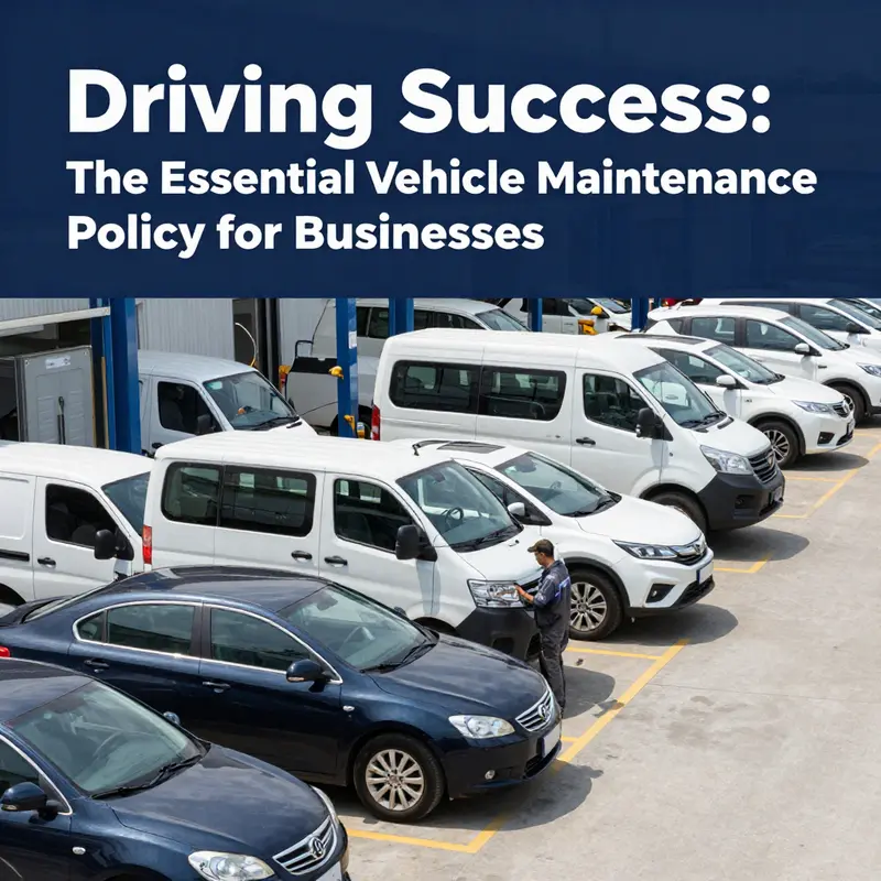 The significance of a robust vehicle maintenance policy in managing a diverse fleet.