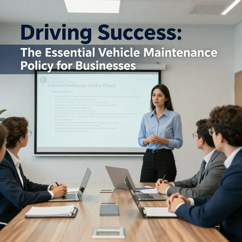 The significance of a robust vehicle maintenance policy in managing a diverse fleet.