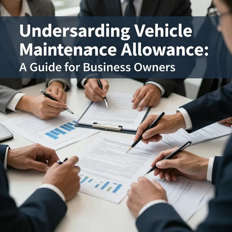 An employee refueling their personal vehicle used for work purposes, highlighting the need for vehicle maintenance allowance.