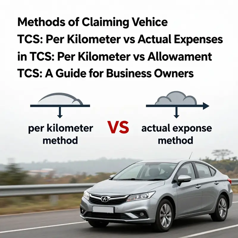 Business owners exploring the concept of vehicle maintenance allowance in TCS.