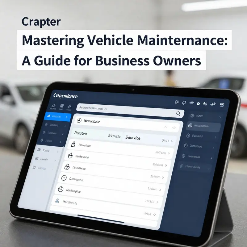 A personal maintenance log showing organized entries for vehicle service and repairs.