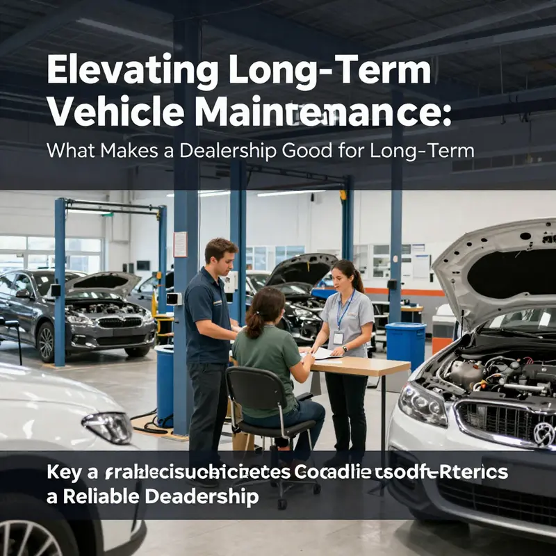 A snapshot of a professional dealership emphasizing standardized processes.