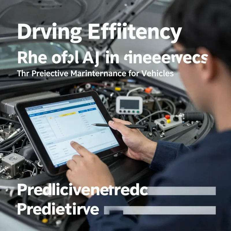 Technician using real-time data to monitor vehicle performance and detect anomalies.