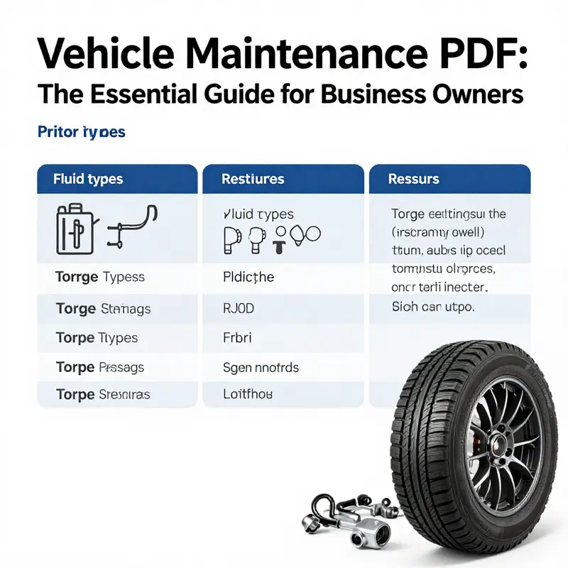An overview of a Vehicle Maintenance PDF illustrating its crucial role in vehicle care.