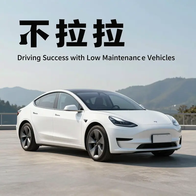 Tesla Model 3: A paragon of low maintenance in electric vehicles.