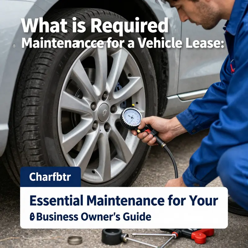 A mechanic performing essential maintenance on a leased vehicle.