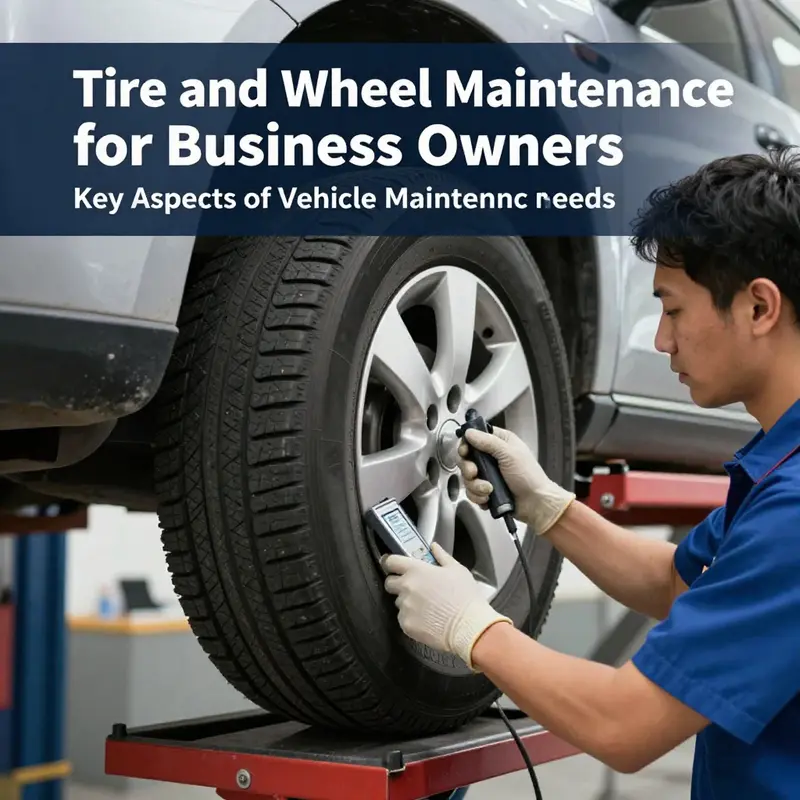 A mechanic performs essential fluid checks to ensure the vehicle operates efficiently.