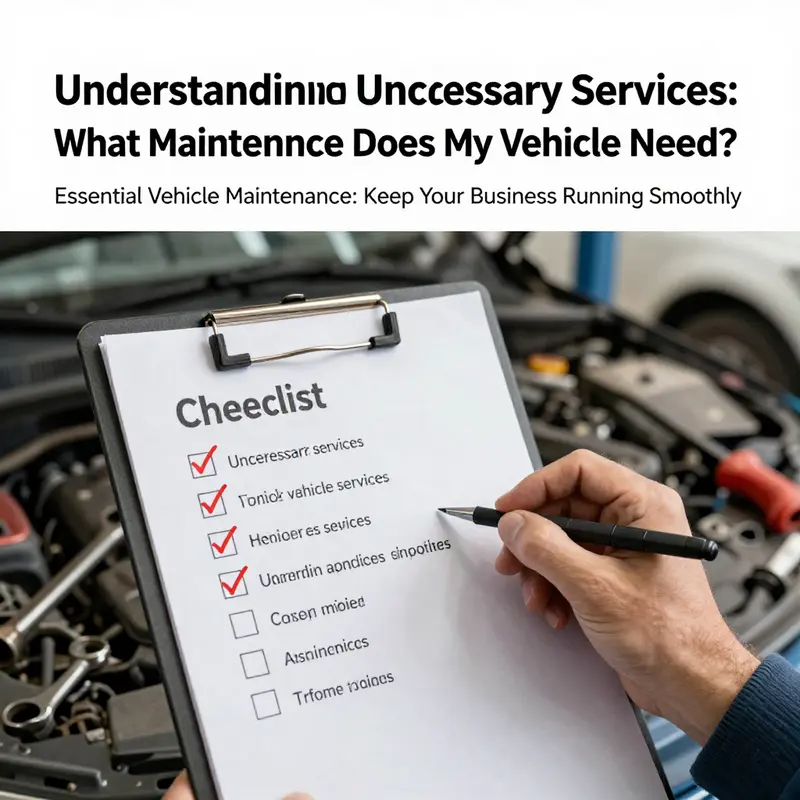 Technician performing essential safety checks on a commercial vehicle.