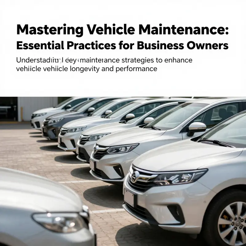 A fleet of vehicles parked in excellent condition, representing the benefits of consistent vehicle maintenance.