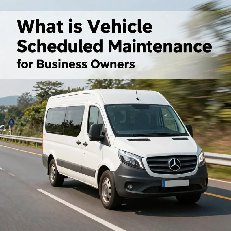 Overview of scheduled maintenance process at a professional service station.