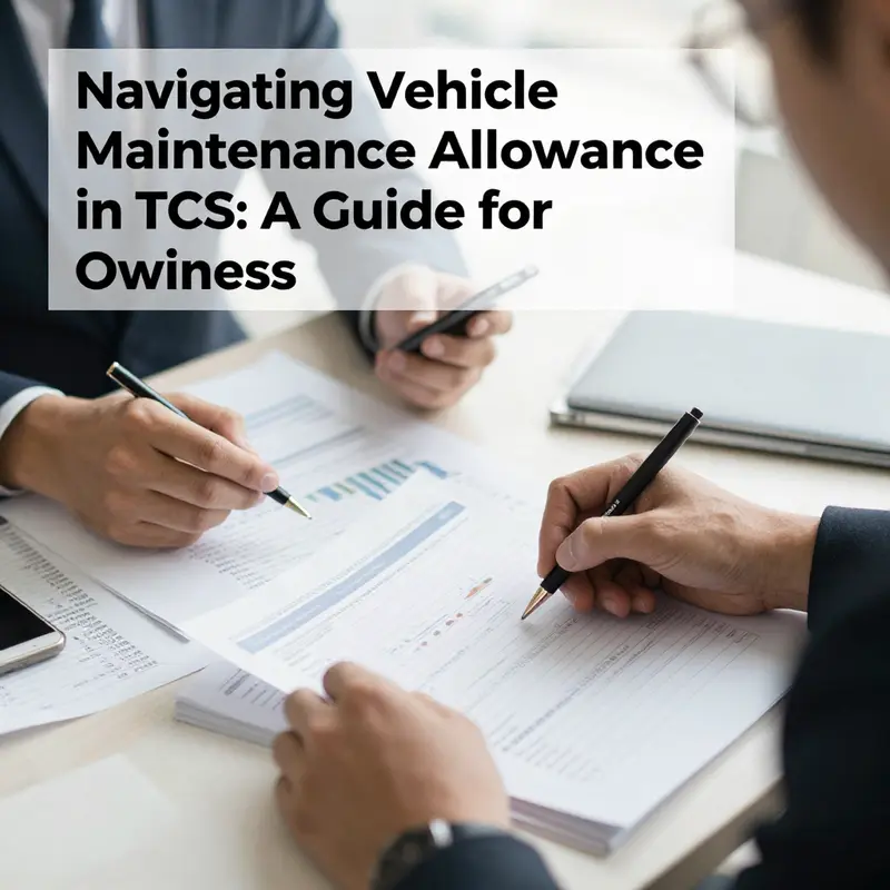 Business owners exploring the concept of vehicle maintenance allowance in TCS.