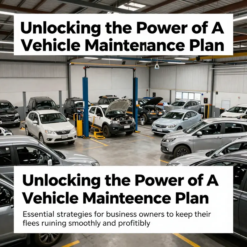 A busy vehicle maintenance garage emphasizing the importance of vehicle upkeep.
