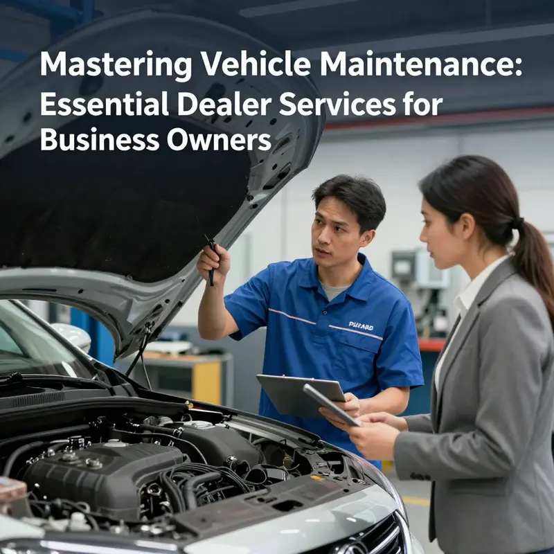 Dealership professionals perform routine checks to ensure vehicle health.